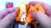 EGGS RAINBOW COLORS KINDER!!!!!- Peppa Pig Español 2016 Play Doh Surprise Egg Lego