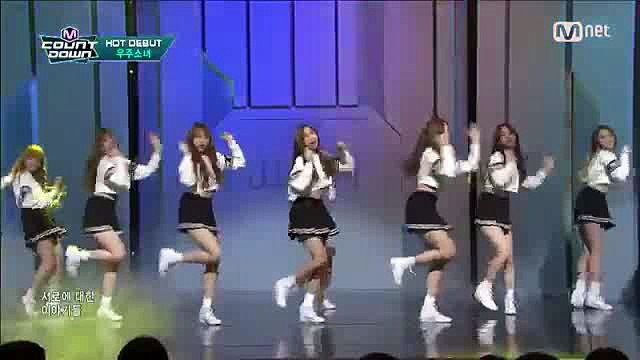 WJSN(우주소녀) - Mo Mo Mo Debut Stage M COUNTDOWN 160225 EP.462