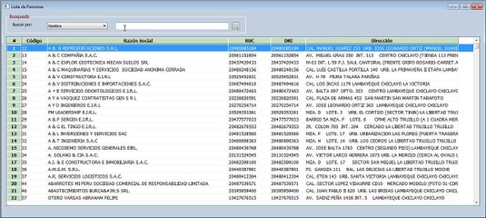 Consulta RUC - Powerbuilder