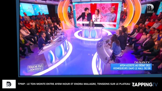 TPMP : Le ton monte entre Ayem Nour et Enora Malagré, tensions sur le plateau (Vidéo)