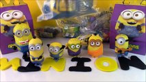 MINIONS Movie 2015 Play Doh Surprise Egg with 12 McDonalds Happy Meal Minions Toy Review