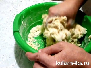 Яблочно творожный пирог со штрейзелем