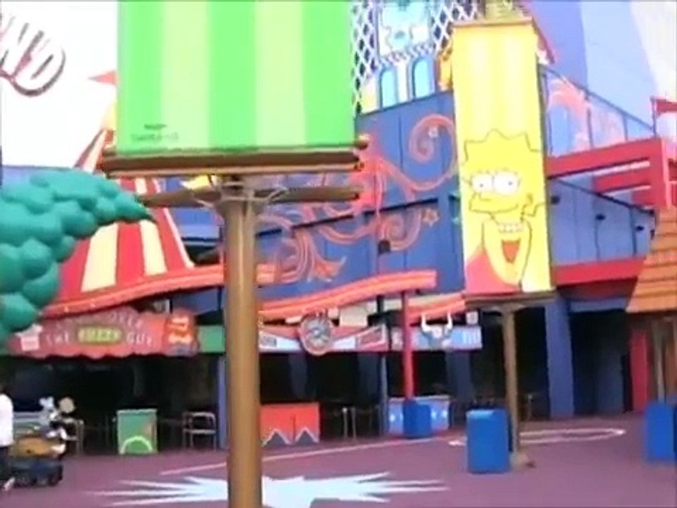 The Simpsons Ride (Full Attraction Experience) Universal Studios Hollywood
