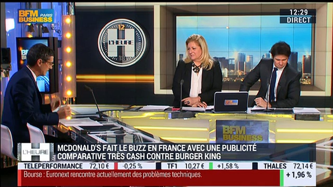 La mise au net: McDonald's se moque de Burger K...