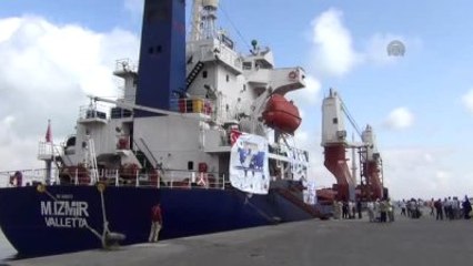 Yemen'e Yardım Götüren "Şefkat Gemisi" Aden'e Ulaştı