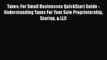 [PDF] Taxes: For Small Businesses QuickStart Guide - Understanding Taxes For Your Sole Proprietorship