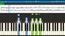 The Simpsons - Title Theme - piano lesson piano tutorial