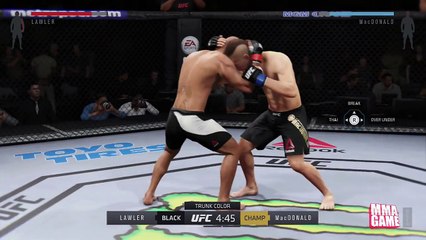 EA Sports UFC 2 Gameplay Robbie Lawler VS Rory MacDonald Online Gameplay