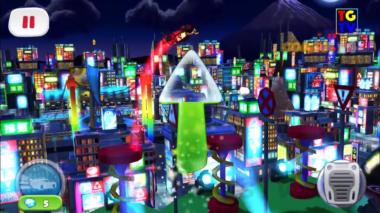 Cars Lightning McQueen NEON Unlocked vs Holley (Yokoza Track) Fast as Lightning NEON RACIN