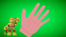 TEENAGE MUTANT NINJA TURTLES - Finger Family Song [Nursery Rhyme] Toy PARODY Half Shell Heroes