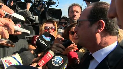 Déclaration au Parc de la mémoire à Buenos Aires