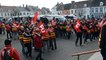 Manifestation des syndicalistes Force Ouvrière Territoriaux à Marquise (62)