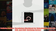Download PDF  Defining Eclipse Vocabulary Workbook for Unlocking the SAT ACT GED and SSAT Defining FULL FREE