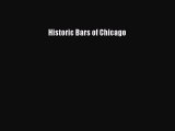 Read Historic Bars of Chicago Ebook Free