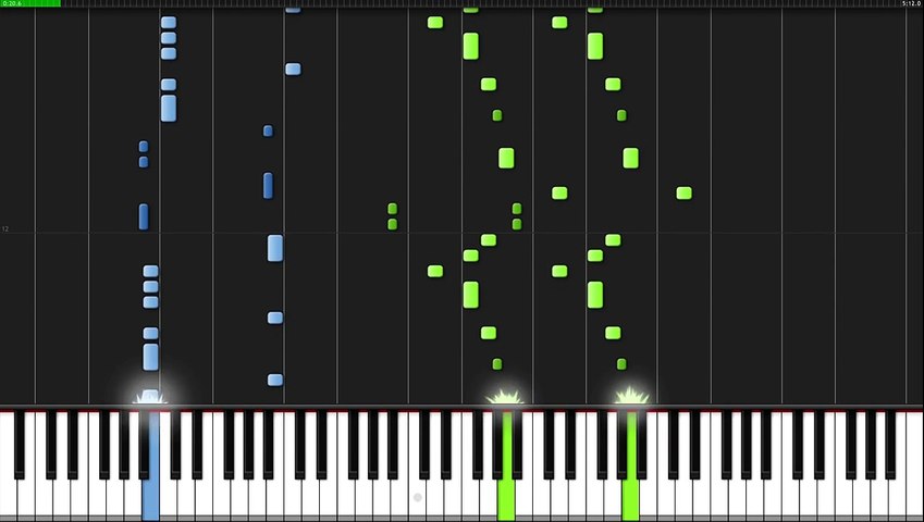 Megalovania Undertale Piano Tutorial Synthesia Video