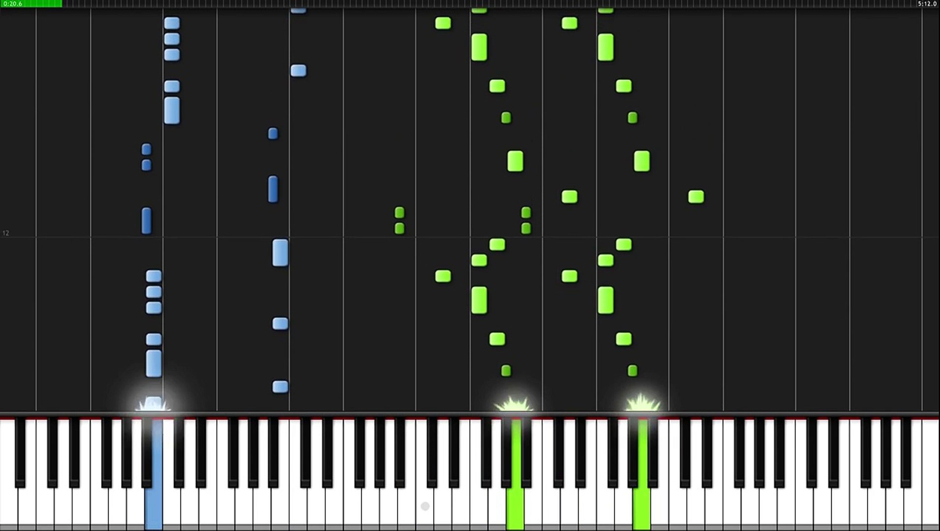 Megalovania Undertale Piano Tutorial Synthesia Video Dailymotion - megalovania sheet music piano roblox piano keyboard