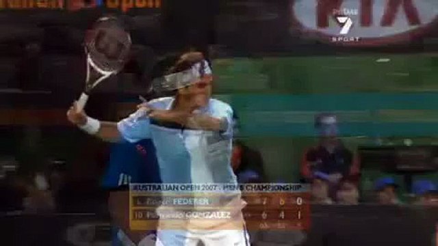 Видео урок Федерер удар справа замедление теннис