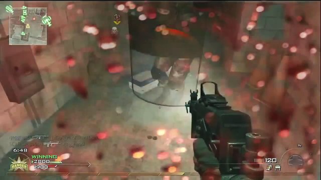 COD MW2 Team Deathmatch - Riot Shield Embarrassment