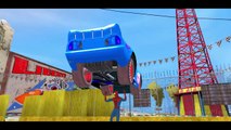 Nursery Rhymes Spiderman, Cars Disney Pixar with Batman Finger Family