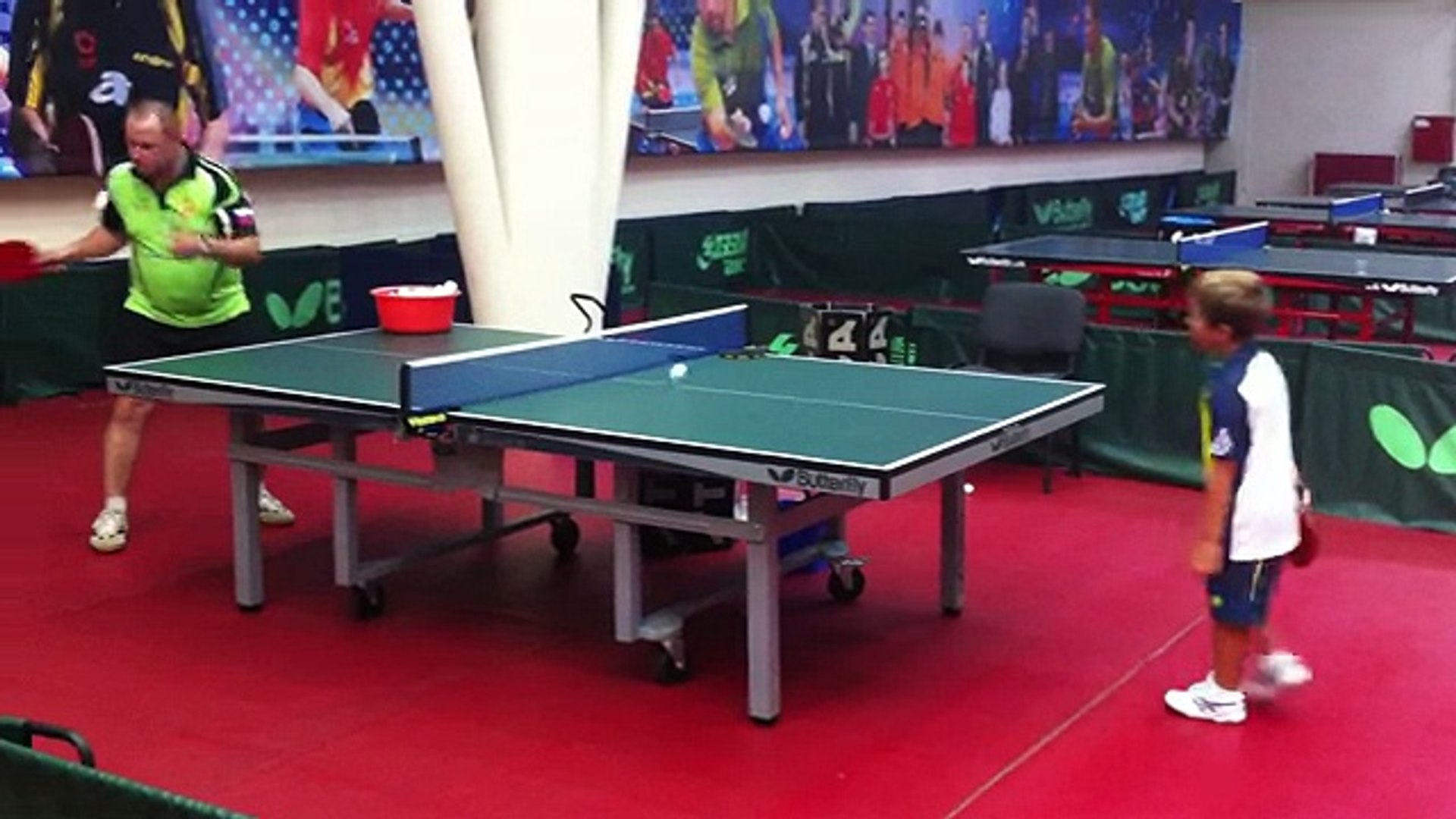 ⁣Грязнов Тимоша 6 лет. Один год тренировок. Настольный теннис (Table tennis)