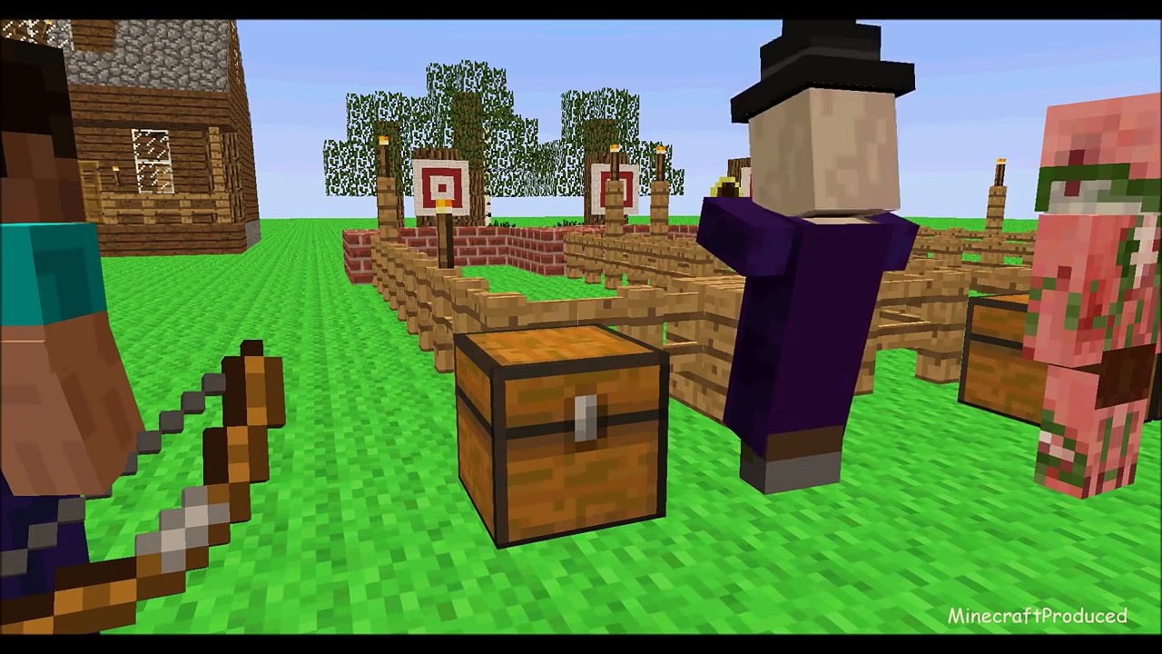 Monster School Archery (Minecraft Animation) (2014)