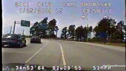 Download Video: Dashcam: High Speed Police Chase Reckless Driver Over 110MPH