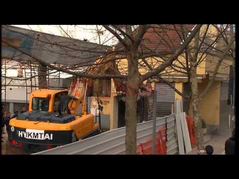 Zgjatimi i bulevardit, Rinis prishja e banesave te Stacioni i Trenit- Ora News- Lajmi i fundit-