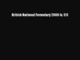 Download British National Formulary 2006 (v. 51) Ebook Online