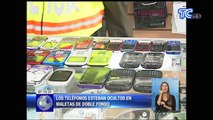 La policía decomiso computadoras, celulares y tablets de dudosa procedencia
