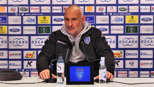 Nice-Bastia : Conf. d'avant-match de F. Ciccolini