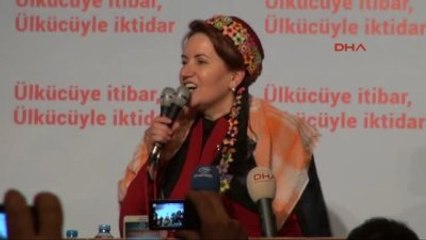 Denizli Meral Akşener'e Denizli'de Coşkulu Karşılama