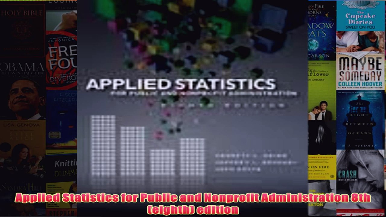 Download PDF  Applied Statistics for Public and Nonprofit Administration 8th eighth edition FULL FREE