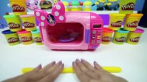 Pretend Play Doh Cooking with Minnie Mouse Marvelous Microwave Playset Play-Doh Desserts & Food!
