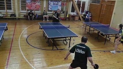 настольный теннис нападающий против защитника -)