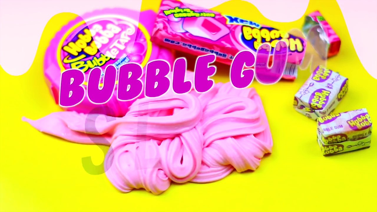 HOW TO MAKE BUBBLE GUM SLIME ♥ DIY