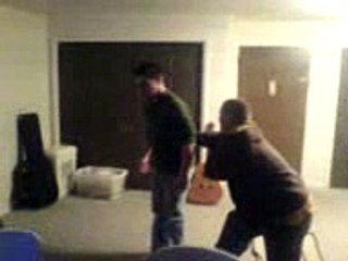 Chuck's Back Flip Attempt with Terrible Spotter