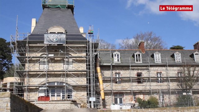 Douarnenez. Île Tristan : les travaux avancent bon train