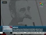 Senado mexicano rinde homenaje a Fidel Castro