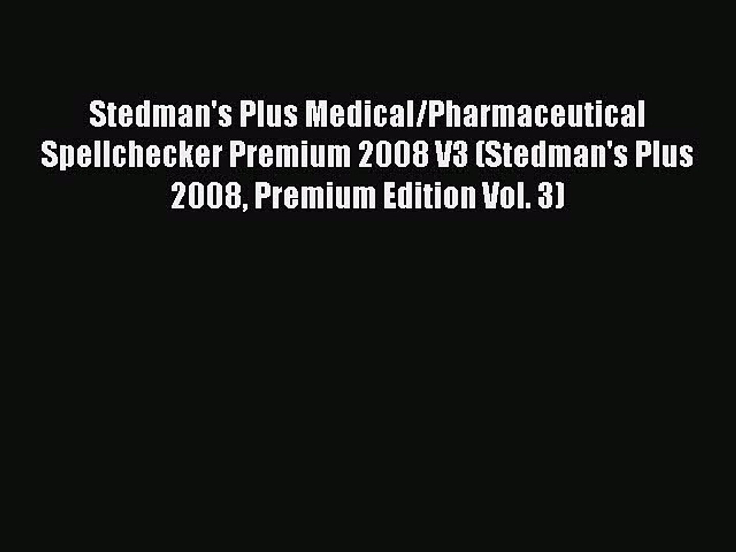 stedmans medical dictionary free download pdf
