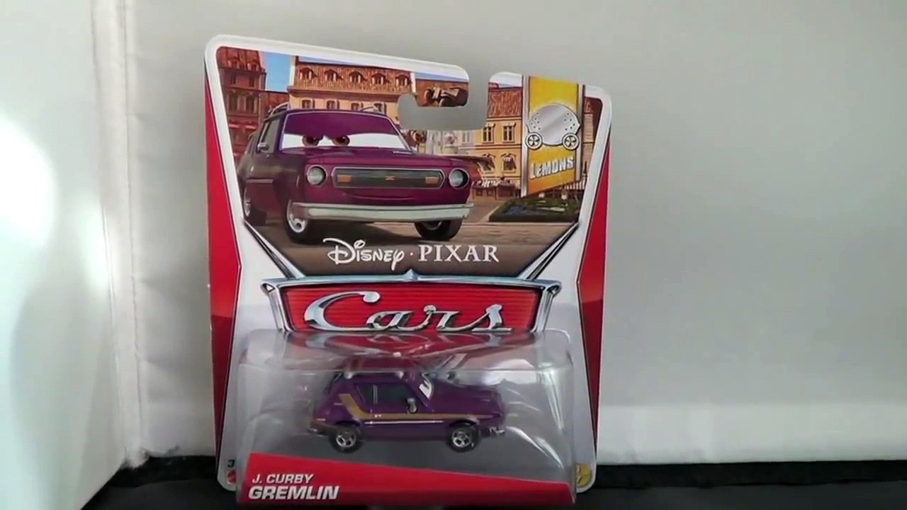 J Curby Gremlin a Cars 2 Bad Guy Lemon with Purple Paint Disney Pixar Cars 2 collection