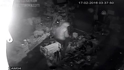 Kasa Hırsızlığı Güvenlik Kameralarına Yansıdı - Adıyaman