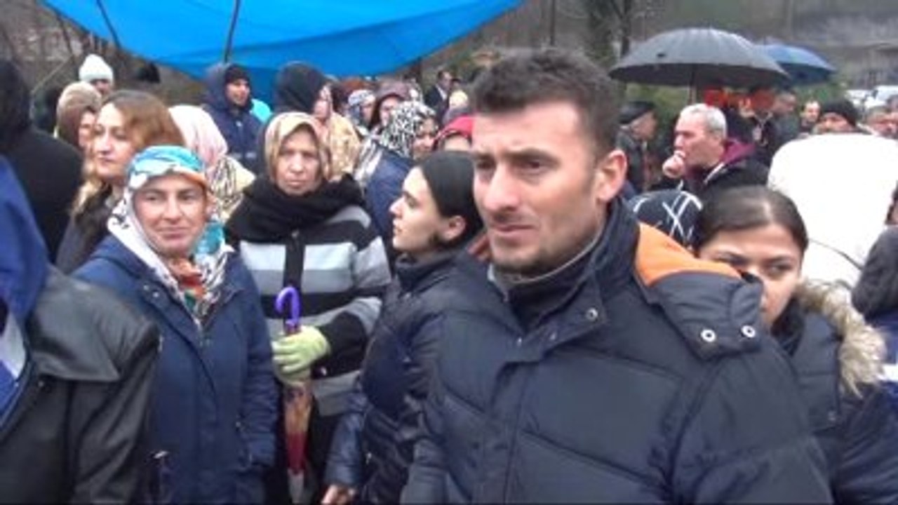 Zonguldak - Termik Santral İşçilerinin 'Kadro' Eylemi Sürüyor