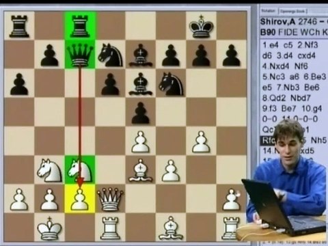 Shirov vs Guelfand - FIDE 2000 - Echecs partie commentée