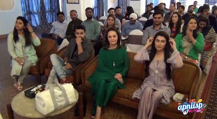 Ayeza Khan and Imran Abbas Interacting with the Press