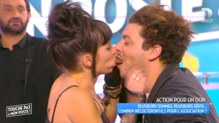 Le mikado kiss entre Kev Adams et Erika Moulet !Le zap sexy soft du 25/02/2016
