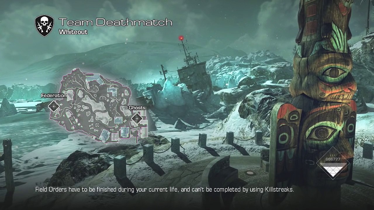 Hiding Spots + Glitches on Whiteout! (Call of Duty  Ghosts)