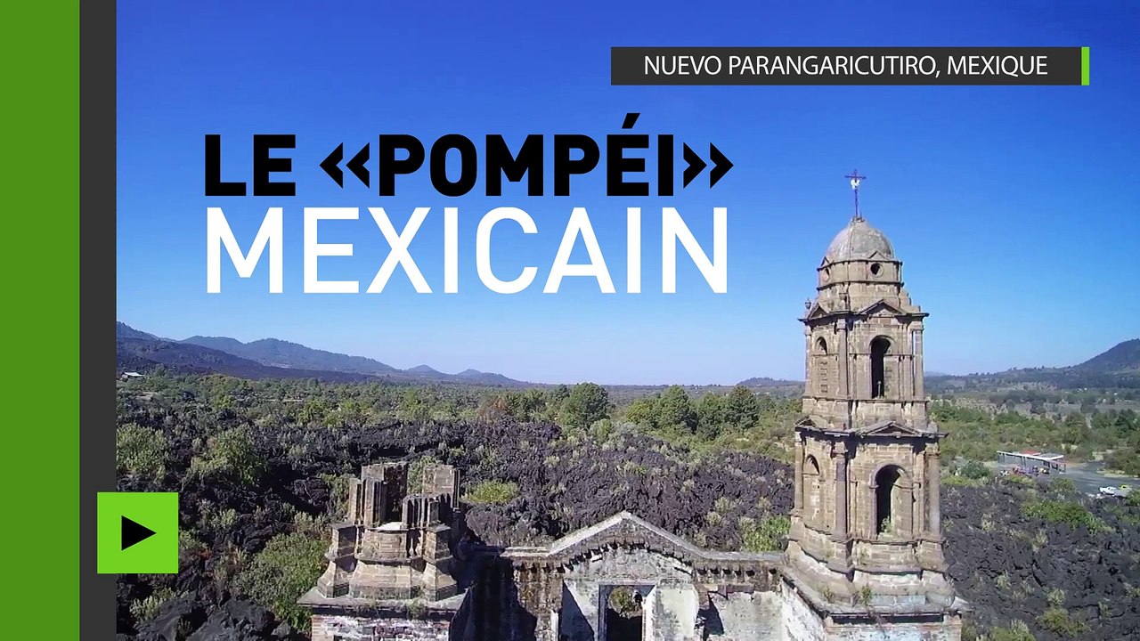 Le «Pompéi» mexicain : images aériennes de l’ancienne église encore debout après l'éruption