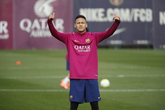 FC Barcelona training session: Sevilla in their sights