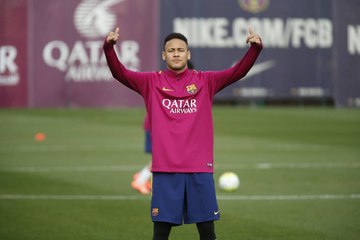 FC Barcelona training session: Sevilla in their sights