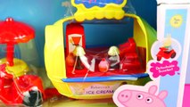 NEW Play Doh Ice Cream Holiday Van Peppa Pig scooter Carrito de Helados 2015 Toys